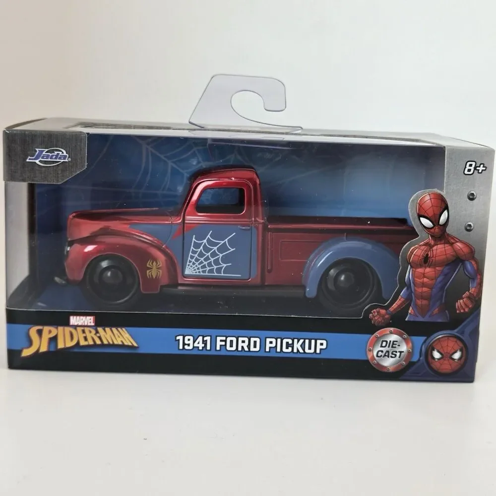 2025 JADA HOLLYWOOD RIDES - MARVEL SPIDER-MAN 1941 FORD PICKUP